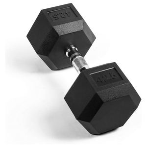 Haltères hexagonaux en acier inoxydable, fonte et caoutchouc, 2 kg-50 kg, ergonomiques, écologiques, équipement de fitness pour usage domestique - Product Image 1