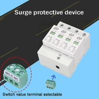 Protector Contra Sobretensiones LEIHAO DC SPD 440V AC 4P 60kA T2 para Sistemas Solares Industriales, Protección Contra Rayos EN 61643-11 para Equipos Electrónicos