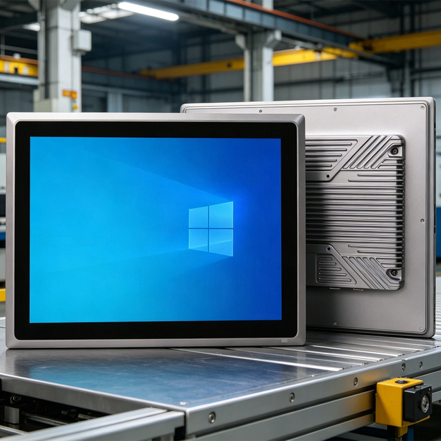 17 Inch Industrial Panel PC Core I3/i5 IP65 Fanless Rugged Embedded All-in-One in Stock Multi-Touch up 16GB RAM 1TB Storage