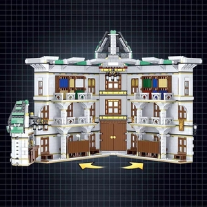 Mork 032101, Modelo de la Escena del Banco Gringotts, Juguete de Construcción de Ciudades, Bloques de Plástico para Armar - Product Image 3
