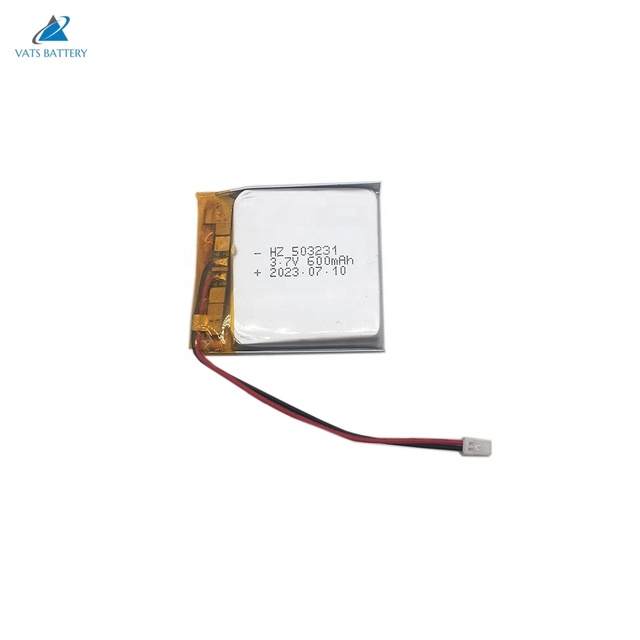 Factory Direct 503231 600mah 3.7v Lithium Ion Battery Drone Lipo Battery