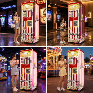 Máquina Expendedora de Palomitas de Maíz Totalmente Automática, Operada con Monedas, Autoservicio, Pantalla Táctil Inteligente, en Venta - Product Image 6