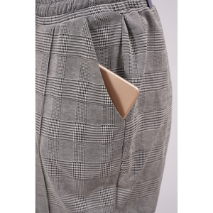 <span class=keywords><strong>Pantaloni</strong></span> Casual Versatili in Tessuto Leggero e Traspirante, Texture Morbida in Tonalità Grigie, con Coulisse, Comodi e Rilassati - Product Image 4