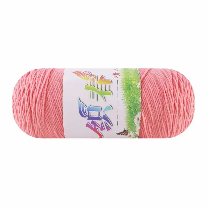 Fil de coton au lait 5 plis 200g, fil crocheté, fil à tricoter à la main, bon marché, vente en gros