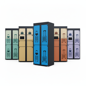 Casillero de Equipaje Electrónico Inteligente de Metal para Estaciones de Tren y Centros de Metro con Reconocimiento Facial y Acceso por QR - Product Image 6