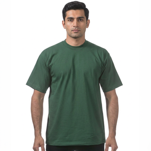 Hauts de sport respirants pour hommes, 100 % coton, à manches courtes, personnalisés, pour la gym, le fitness, la course à pied, la musculation, avec lettres imprimées, vente en gros - Product Image 1