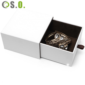 <b>Blue</b> Custom logo Imitation Pu Leather Cardboard Jewelry Box for Ring Pendant Bracelet Bangle Necklace Earrings <b>Jewellery</b> Boxes - Product Image 2