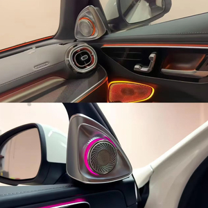 Kit d'éclairage d'ambiance LED 64 couleurs pour les aérateurs W206 pour Mercedes-Benz Classe C 2022-2025, lot de 3 éclairages intérieurs - Product Image 2