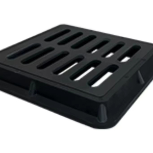 Prix de gros Grille de drainage carrée en fonte ductile de haute qualité Grille de drainage des eaux de pluie Couvercle de drainage des eaux - Product Image 1