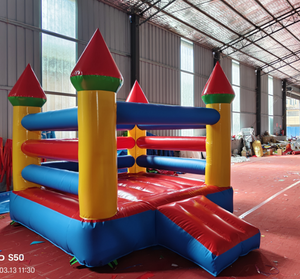 Un Pequeño Castillo Inflable Hecho de Material de PVC, Resistente y Duradero, Que Se Puede Alquilar para Generar Ingresos - Product Image 3
