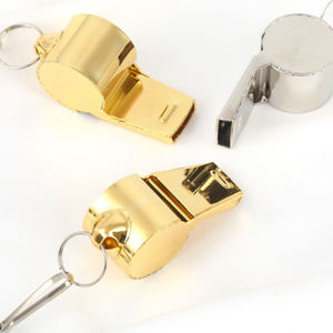 Chất lượng cao tùy chỉnh mạ vàng thép không gỉ còi cho bóng đá thể thao trọng tài - Product Image 3