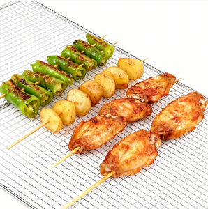 Parrilla de Malla Metálica Resistente para Barbacoa |   Malla de Acero Inoxidable para Parrilla de Barbacoa para Exteriores y Camping |   Fábrica OEM ODM - Product Image 1