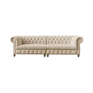 Thiết kế hiện đại sofa đồ nội thất phòng khách khung thủ công lò sấy khô rắn gỗ cứng da loveseat ghế sofa