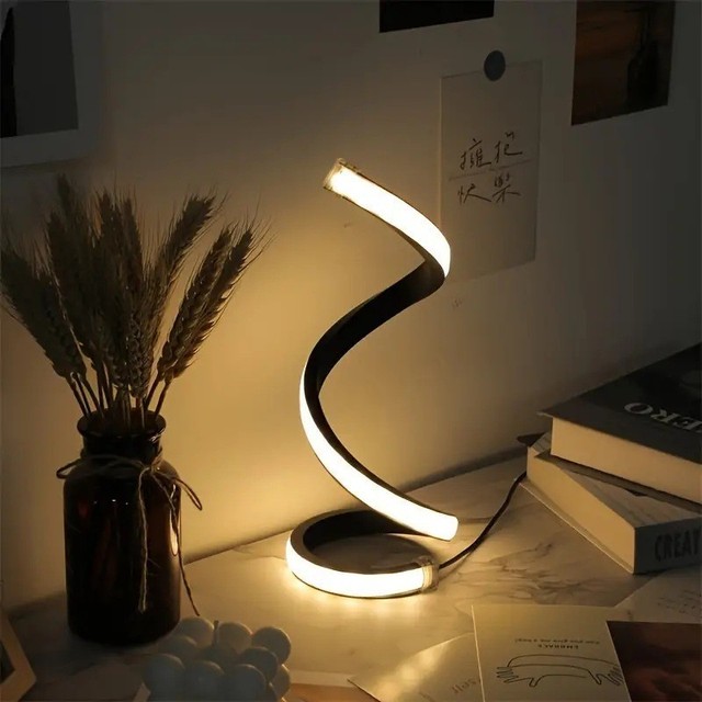JAIYI Modern Charger Lamp Touch Control Led Night Light Desk Lamp Hotel Bedside Cordless USB Cable 5V Alien Desk Lamp