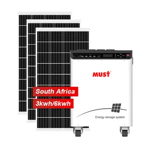 MUST OEM US US Warehouse Grade A 5kw 12v 24v 100ah 200ah 10kw UPS 51.2vパワーステーション15kwhリチウム電池パック48vLifepo4BMS