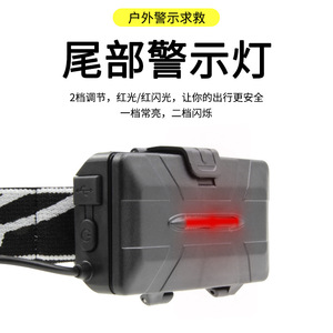 ไฟฉายคาดศีรษะ E Smarter LED ความจุ 2000 มิลลิแอมป์ ชาร์จซ้ำได้ ปรับความสว่างได้ เหมาะสำหรับงานกลางแจ้ง - Product Image 5
