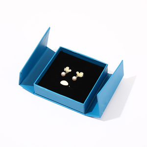 Scatola per <span class=keywords><strong>Gioielli</strong></span> di Lusso Eco-Friendly in Materiali Riciclati Biodegradabili, con Doppia Porta Magnetica e Fodera in Spugna, Sacchetto di Carta per Matrimoni - Product Image 6