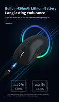 Gaming PAW3395 Sensor 8K Mouse Gamer Recargable 2,4 Ghz BT Tri-Mode Gaming Mouse para PC Computer Gamer Ratón programable