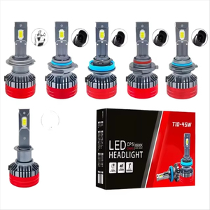 <span class=keywords><strong>Lampadina</strong></span> LED per Fari Auto 20000lm 200 Watt Alta Potenza con Ventola Chip CSP H11 H1 H4 H7 HB3 9005 9006 9012 Canbus - Product Image 1