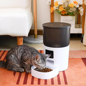Distributeur de bol pour animaux de compagnie 3L portable connecté en WiFi Chargeur automatique avec verrouillage à clé Source de charge <span class=keywords><strong>Avis</strong></span> anormal - Product Image 6