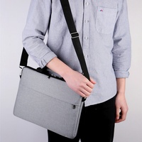 Sac à dos pour ordinateur portable en polyester, étanche et durable, de qualité supérieure, avec bandoulière, pour affaires, étui de protection pour ordinateur