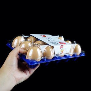 15 Pack Selling High Quality Custom Design Wholesale PET <b>Plastic</b> Egg <b>Tray</b> Cartons - Product Image 1