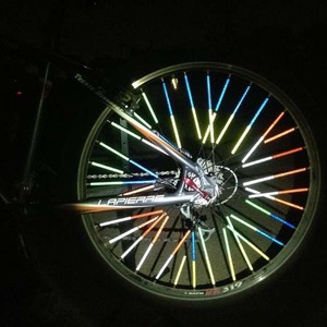 Bande réfléchissante pour jantes de vélo de montagne Dead Coaster, bande de carte d'avertissement en plastique PVC avec anneau en acier pour vélo urbain Hot Wheel - Product Image 3