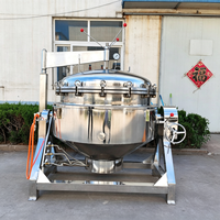 Autocuiseur Industriel Commercial en Acier Inoxydable Grande Capacité, Cuve de Cuisson Industrielle 50L-1000L pour Ligne de Production Alimentaire