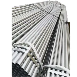 Hollow Section Of Building Galvanized Round ERW Pipe Welded Steel Pipe