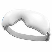Masque oculaire pliable rechargeable avec 5 modes de massage, compression d'air et chaleur douce