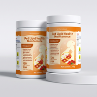Friandises à mâcher OEM à l'aubépine pour animaux de compagnie - Santé des lipides sanguins - Soutien cardiaque pour chiens et chats - 120 unités
