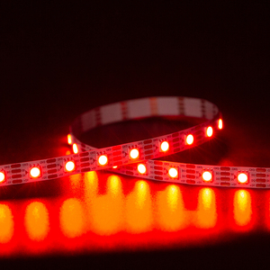 Ma thuật màu được xây dựng trong IC ws2813 <span class=keywords><strong>LED</strong></span> Strip ánh sáng <span class=keywords><strong>RGB</strong></span> Flex <span class=keywords><strong>LED</strong></span> Pixel chiếu sáng dây 30 60LEDs/m không thấm nước IP20 ws2813 dải - Product Image 4