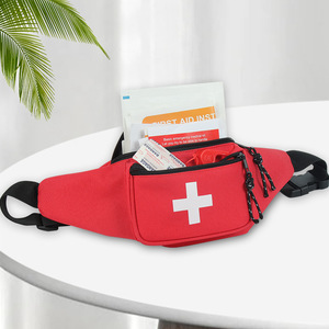 Botiquín de primeros auxilios portátil, bolsa de cintura impermeable de nailon para emergencias al aire libre, para senderismo, montañismo, equipo de seguridad para viajes - Product Image 3