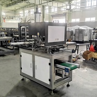 Friteuse à air DS-JG avec revêtement en papier parchemin Plateau de cuisson Machine de fabrication de composants de moteur PLC Type de traitement du papier pliant