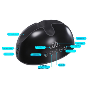 BQ103 Portable Nail Drill Remover Nail <b>Polish</b> Gel Electric Nail Drill Machine 35000 RPM Charging - Product Image 2