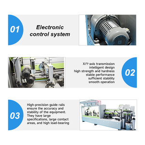 Máquina de Enchapado de Cantos Automática JUNDE, Eficiente y Multifuncional, para Paneles de Aluminio Tipo Panal, para Pulido y Prensado - Product Image 4
