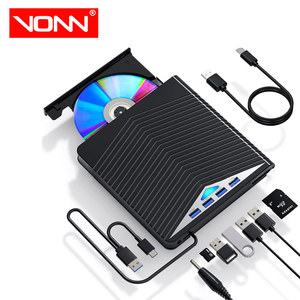 AMZ Offre Spéciale 7 en 1 <span class=keywords><strong>USB</strong></span> 3.0 <span class=keywords><strong>USB</strong></span> <span class=keywords><strong>C</strong></span> <span class=keywords><strong>externe</strong></span> CD <span class=keywords><strong>DVD</strong></span> RW <span class=keywords><strong>lecteur</strong></span> optique avec <span class=keywords><strong>lecteur</strong></span> de carte SD TF HUB <span class=keywords><strong>USB</strong></span> <span class=keywords><strong>lecteur</strong></span> CD <span class=keywords><strong>DVD</strong></span> pour ordinateur portable - Product Image 1