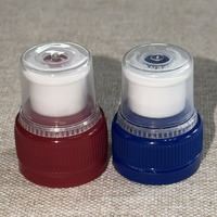 Bouchon de bouteille d'eau en plastique de 28 mm, de qualité alimentaire, jetable, écologique, à ouverture par poussée et traction, solution tout-en-un pour moule automatique