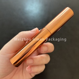 ISMAN - Tubo de Delineador de Ojos Redondo Mate de 10 ml, Color Oro Rosa, Botella Magnética para <span class=keywords><strong>Pegamento</strong></span>, Venta al por Mayor, Etiqueta Privada, Envase Cosmético Vacío Profesional - Product Image 5