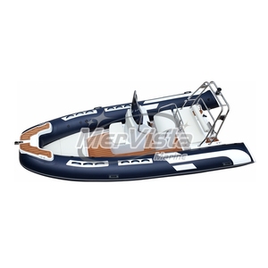 Barco de fibra de vidrio CE 17 pies Orca alta velocidad casco semirrígido costilla inflable 520 Schlauchboot 6M <span class=keywords><strong>con</strong></span> <span class=keywords><strong>Motor</strong></span> - Product Image 5