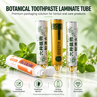 Tube laminé en aluminium et plastique pour dentifrice avec logo personnalisé, capuchon à vis imprimé UV, 12,7-35 mm, emballage pour soins bucco-dentaires