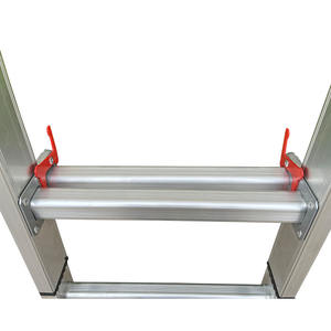 Escalera Extensible Combinada Plegable de Aluminio de 3 Secciones, 3x6, 3x7, 3x8, 3x9, 3x10, 3x11, 3x12, 3x13, 3x14, 3x15, 3x16 Peldaños - Product Image 3
