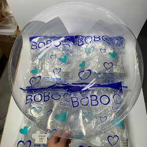 Ballons à bulles transparents DIY de 18 pouces, 24 pouces, 36 pouces, ballons à bulles en PVC étirés, grands ballons BoBo pour décorations de mariage et de fête - Product Image 1