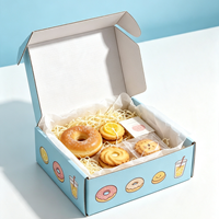 Kleine Dessert-Geschenkboxen für Macarons, Süßigkeiten und Pralinen mit Kreativen Papier-Veredelungsoptionen