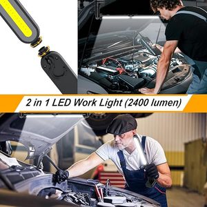 Có thể sạc lại cơ khí làm việc đèn, xách tay từ <span class=keywords><strong>led</strong></span> Thanh ánh sáng với 2400Lm sáng <span class=keywords><strong>LED</strong></span>/4400mAh pin, underhood ánh sáng - Product Image 2