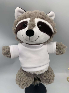 松山玩具 カスタムキュートロゴ アライグマぬいぐるみ ジャングルアニマルドール ラグドール ソフトプラッシュアライグマおもちゃ 子供向けギフト - Product Image 2