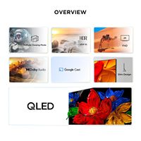 Televisor Inteligente Android 4K QLED HDR de Alta Frecuencia de Actualización TCL OEM de 32 Pulgadas 16:9 con Vidrio Templado Negro y LED Directo para Juegos y Streaming