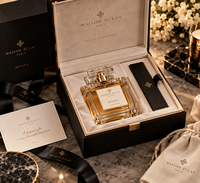 Coffret cadeau de parfum haut de gamme, flacon de parfum personnalisé avec boîte magnétique de luxe