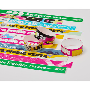[AnyWristband] Pulseras individuales cortadas a medida para control de acceso Pulseras TYVEK a todo color Tipo individual 20 mm (3/4) - Product Image 4