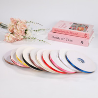 Ruban de satin 1 cm 3/8'' simple face en gros pour cadeaux, artisanat, nœuds pour cheveux, boîtes à gâteaux, décorations florales, mariages et fêtes